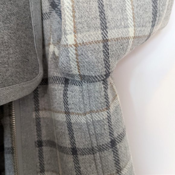 Aritzia Babaton Plaid Cormac Coat, Wool, Size S - Picture 8 of 10